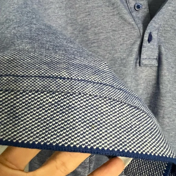Nordstrom Mens Shop Baby Blue Blue Polo - Picture 10 of 11